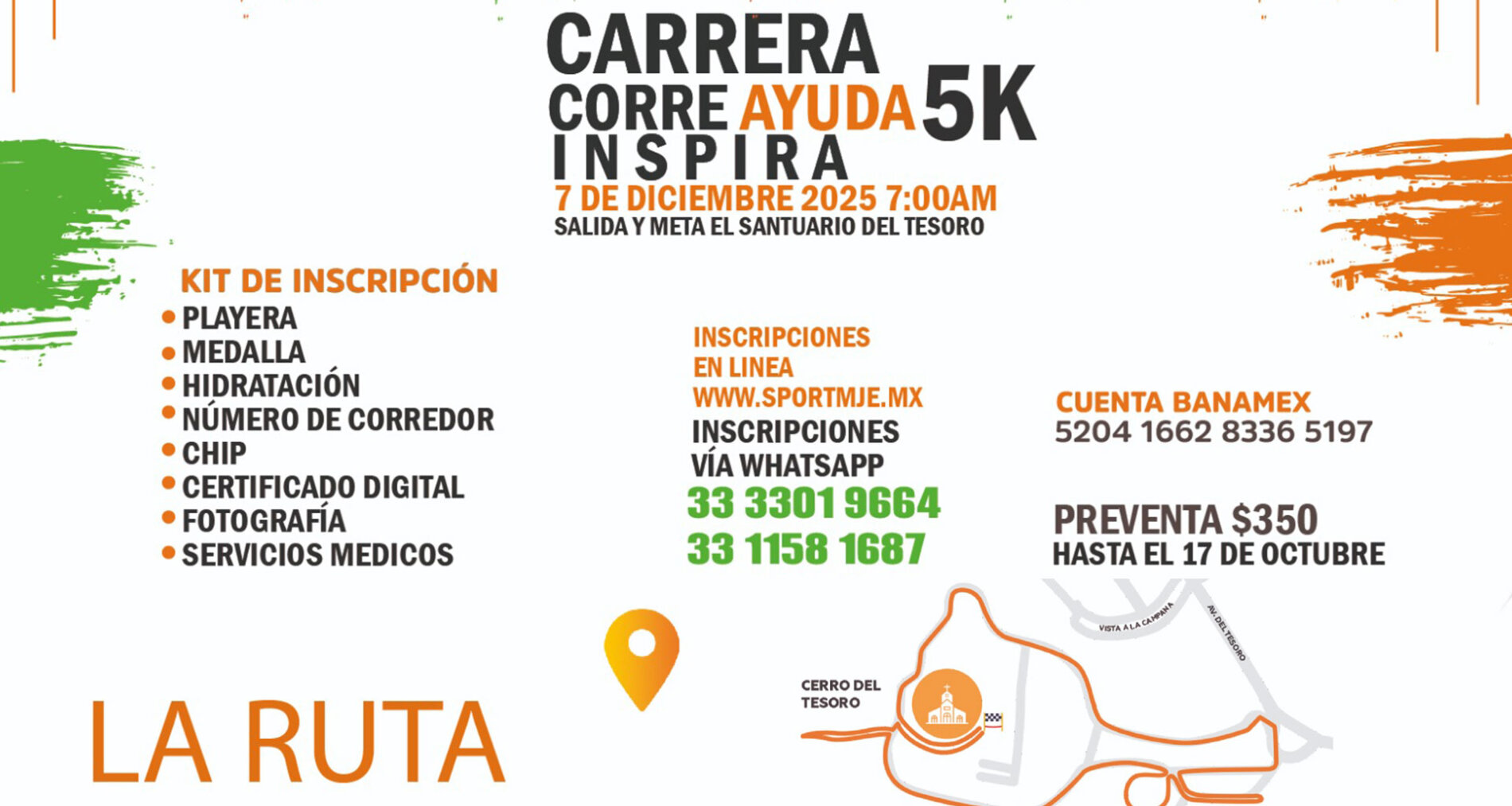 Carrera Corre Ayuda Inspira 5K – ¡Corre por una Causa!